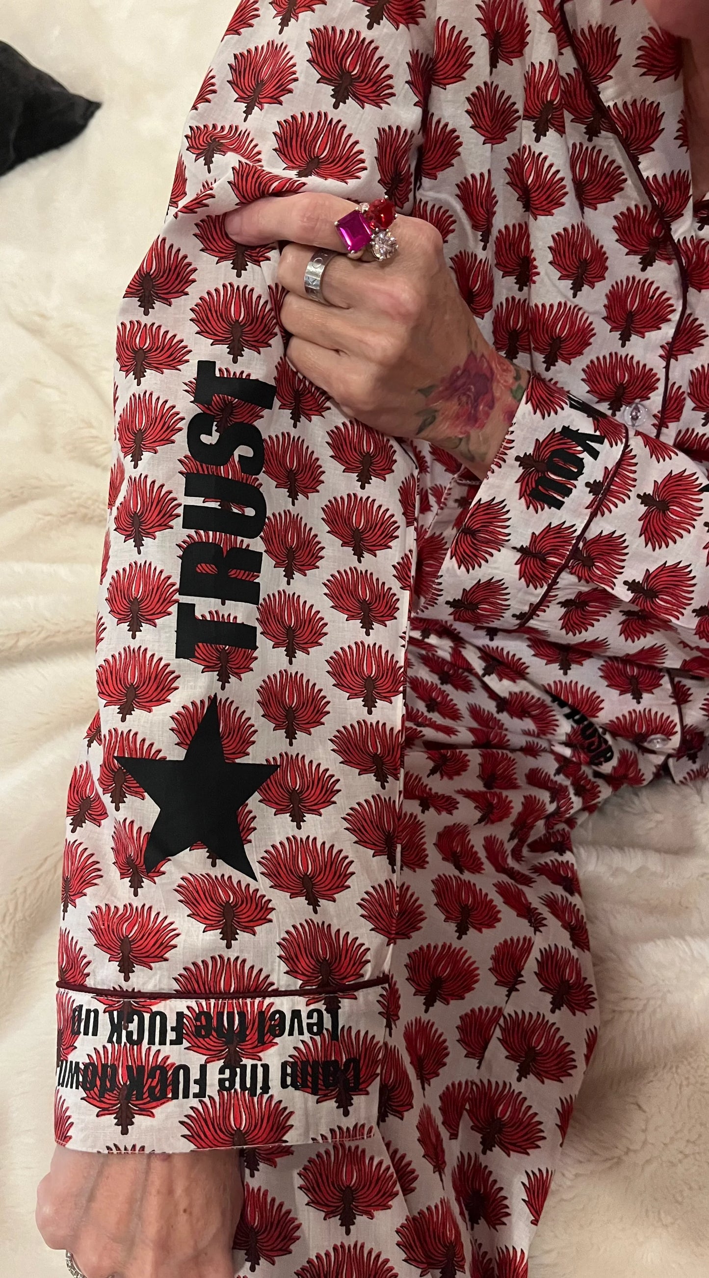 J + N Pajamas Red Reign
