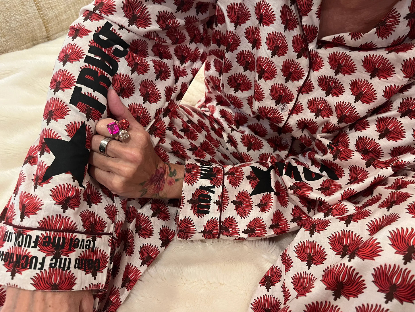 J + N Pajamas Red Reign